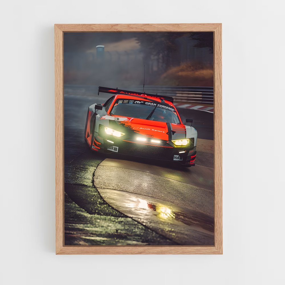 Poster Nuit Glissante – affiche Audi (vue 4)